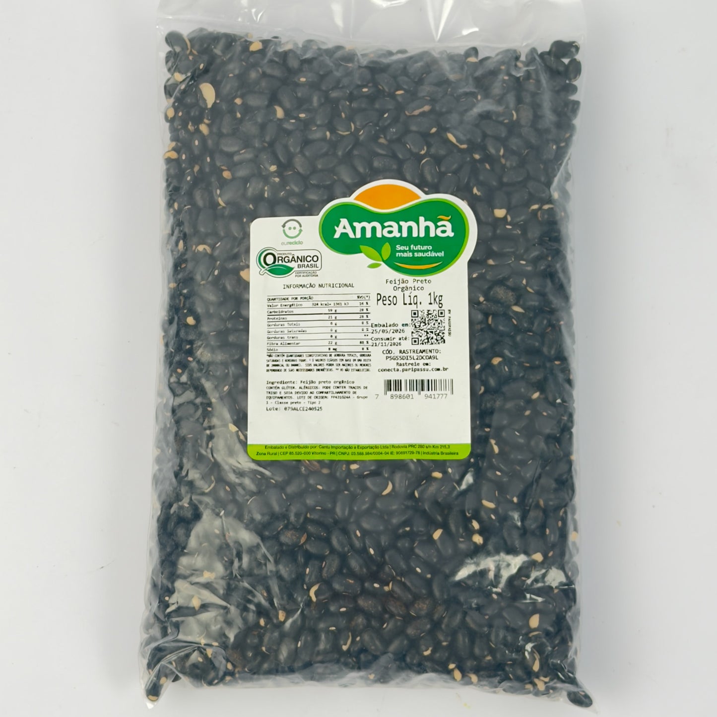 Feijão Preto Orgânico - 500g
