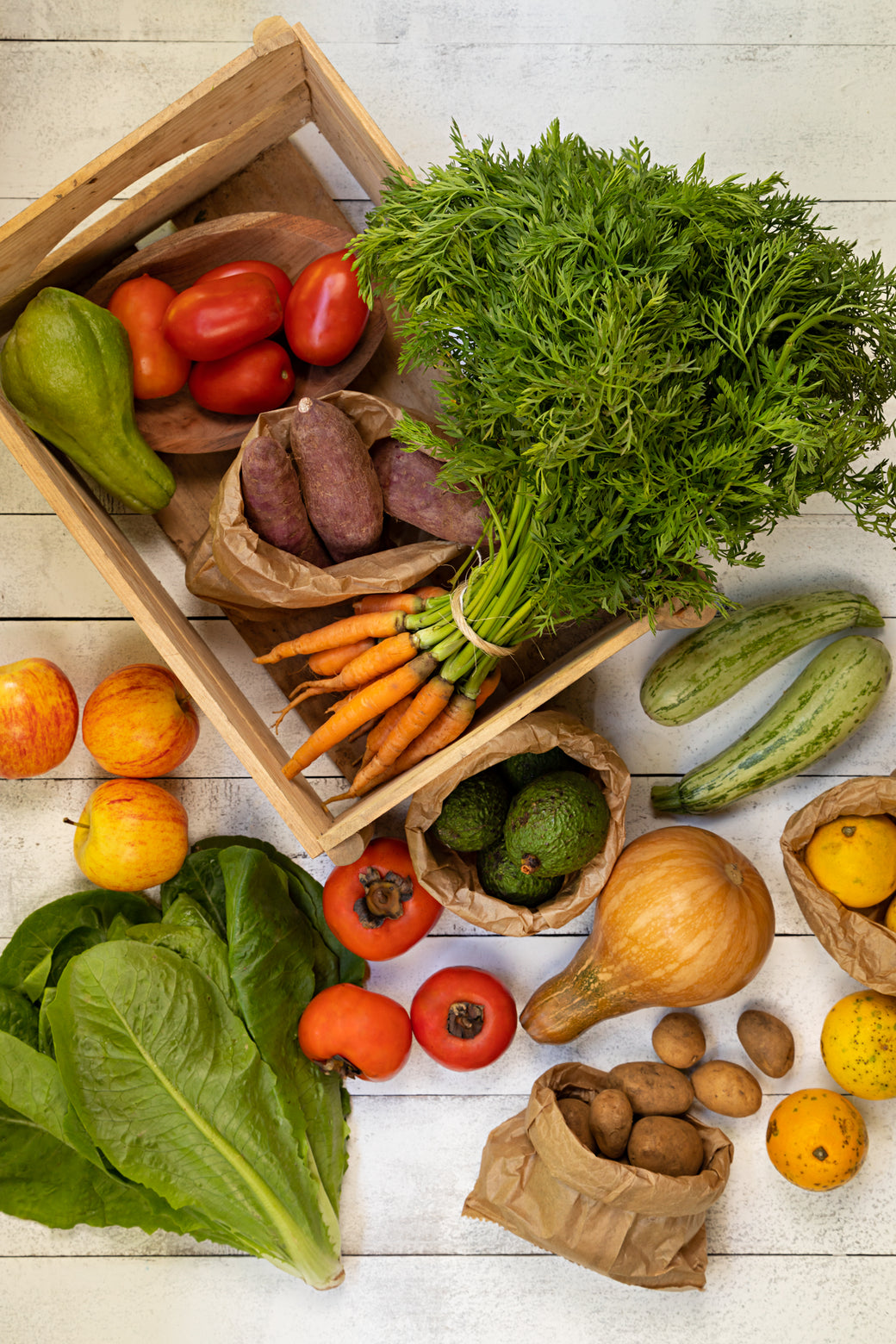 frutas, verduras e legumes