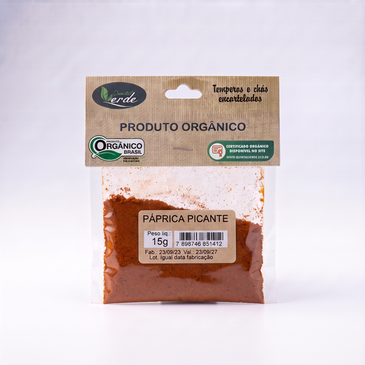 Páprica Picante Orgânica