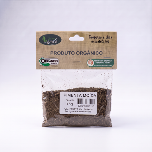 Pimenta-do-Reino Moída Orgânica
